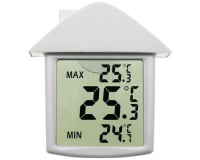 Thermomètre mini-maxi - électronique fenêtre - IPX 3 - à ventouse - (-)20 +
