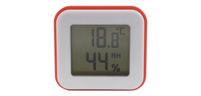 Mini hygromètre - thermomètre - électronique - plage 0 à 99 - (-)10 + 60°C