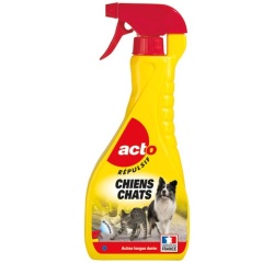 Répulsif - liquide - chiens et chats - pulvérisateur - 600 mL