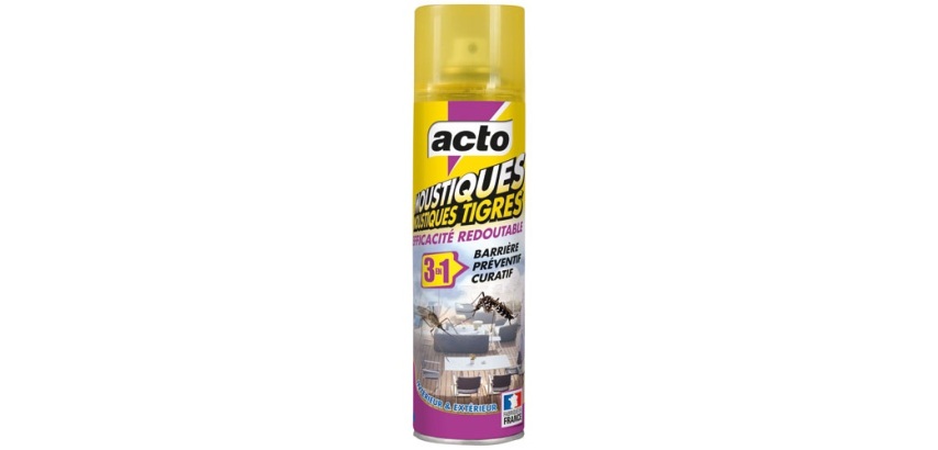 Barrière à moustiques - moustiques tigres - aérosol - 500 mL