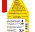 Répulsif - liquide - pigeons et oiseaux - pulvérisateur - 750 mL