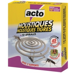 Spirale - moustiques et moustique tigres -  lot de 10