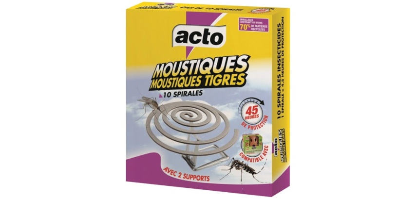 Spirale - moustiques et moustique tigres -  lot de 10