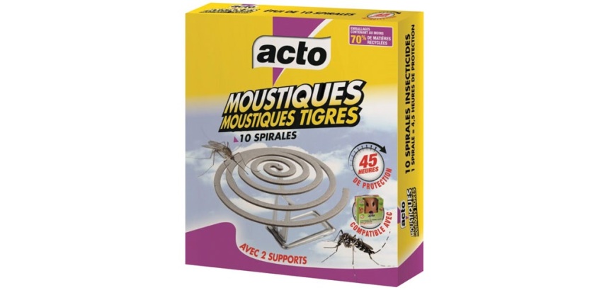Spirale - moustiques et moustique tigres -  lot de 10
