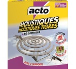 Spirale - moustiques et moustique tigres -  lot de 10