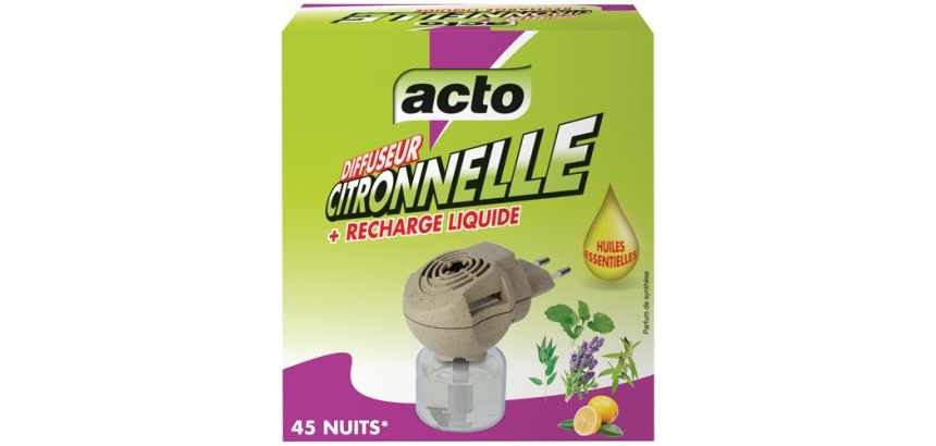 Diffuseur - électrique - sur secteur - avec recharge - 45 nuits - parfum ci