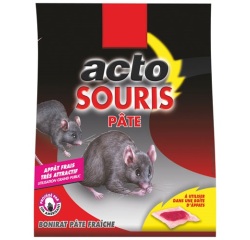 Appât pâte - souris - 50 g - 5 sachets de 10 g