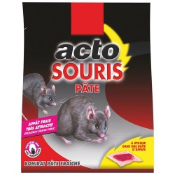 Appât pâte - souris - 50 g - 5 sachets de 10 g