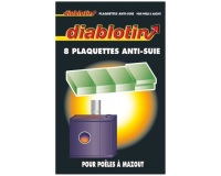 Plaquette anti-suie - foyers et tuyaux de poêles à mazout - boîte de 8