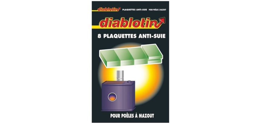 Plaquette anti-suie - foyers et tuyaux de poêles à mazout - boîte de 8