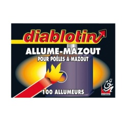 Allume mazout -  boîte de 100 allumeurs