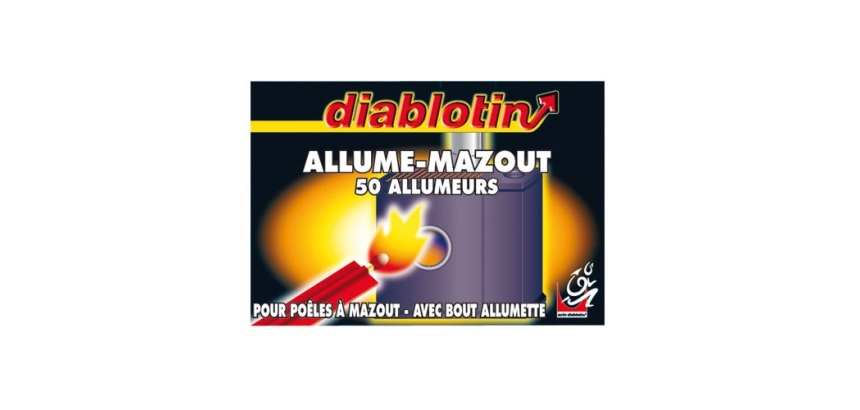 Allume mazout - bout allumette - boite de 50