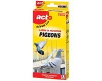 Rétro répulsif - pigeons et oiseaux - picots -  6 barrettes de 18 cm - soit