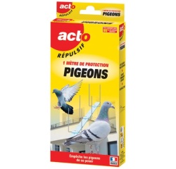 Rétro répulsif - pigeons et oiseaux - picots -  6 barrettes de 18 cm - soit