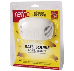 Répulsif - ultrasons - rat et souris - 280 m²