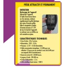 Lampe LED UV - Grill’Insectes - piège attractif et permanent - 30 m² - noir