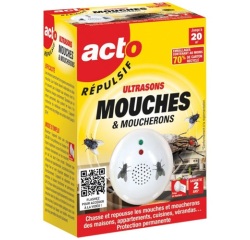 Répulsif ultrasons mouches et moucherons