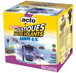 Aspirateur moustiques - insectes volants - lampe U.V