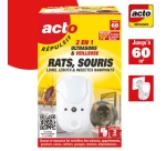 Répulsif 2 en  1 -  ultrasons et veilleuse -  rats souris insectes rampants