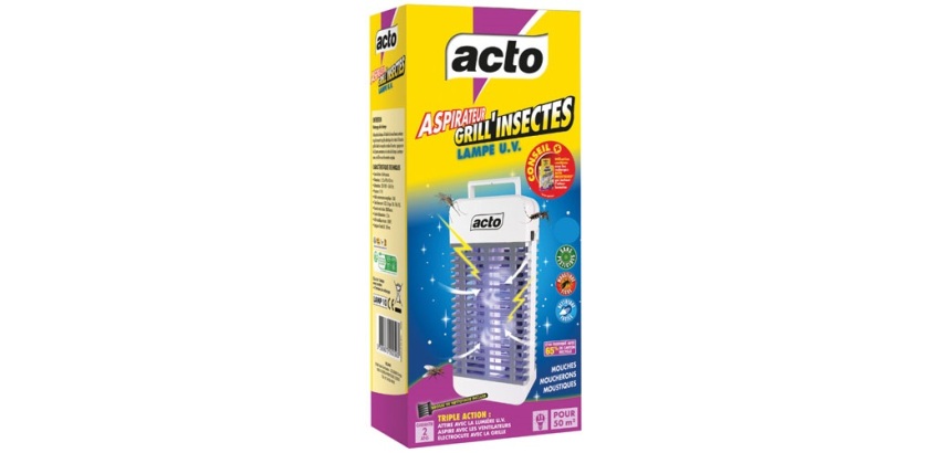 Désinsectiseur lampe U.V. Grill insectes Acto