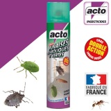 Bombe double action -  punaises diaboliques et vertes - 400 mL