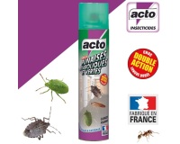 Bombe double action -  punaises diaboliques et vertes - 400 mL