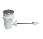 Bonde de lavabo à tirette sans tirette