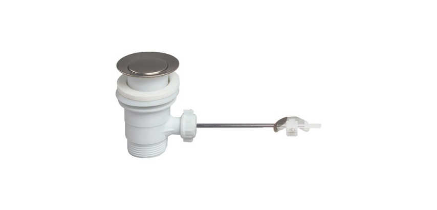 Bonde de lavabo à tirette sans tirette