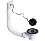 Bonde d'évier - D50 mm - grille inox TP