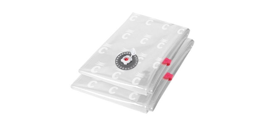 Sac de rangement - sous vide - Aspispace - taille M+L - lot de 2