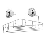 Etagère d'angle - à ventouses - Bestlock - chrome