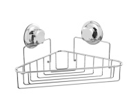 Etagère d'angle - à ventouses - Bestlock - chrome