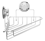Etagère d'angle - à ventouses - Bestlock - chrome