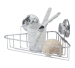 Etagère d'angle - à ventouses - Bestlock - chrome