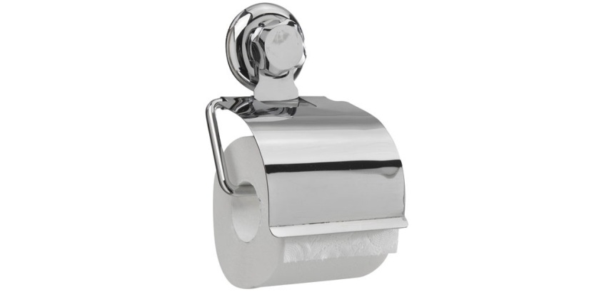 Porte papier toilette - à ventouse - Bestlock - chrome
