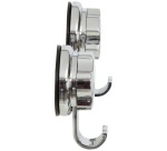 Petit crochet à ventouse - Bestlock - chrome - lot de 2