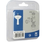 Kit 3 joints pour siphon de lavabo - noir