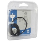 Kit 3 joints pour siphon de lavabo - noir