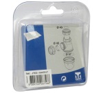 Kit 3 joints pour siphon d'évier noir