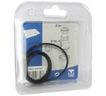 Kit 3 joints pour siphon d'évier noir