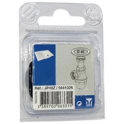 Joint plat pour siphon - D40 mm - noir