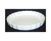 Moule à tarte en porcelaine Girard Ø 26,5 cm, blanc