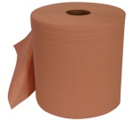 Essuie main bobine 2 plis chamois 1000 formats lot de 2