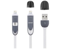 Câble de charge micro USB - smartphone - adaptateur Iphone5/6 - L : 1 m - b