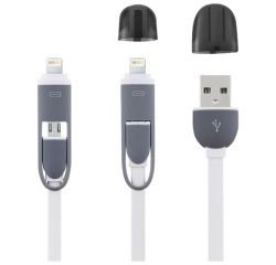 Câble de charge micro USB - smartphone - adaptateur Iphone5/6 - L : 1 m - b