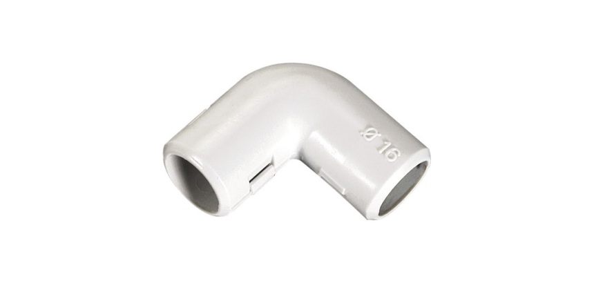 Equerre IRO - coude - 16 mm² - 100x190x25 mm - lot de 4 gris