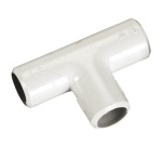 Té IRO - 16 mm² - 103x170x22 mm - lot de 4 - gris