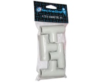 Té IRO - 20 mm² - 120x250x40 mm - lot de 4 - gris