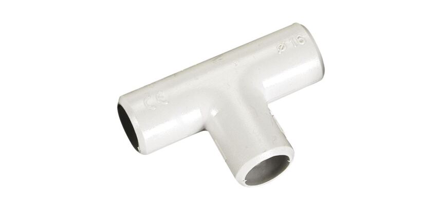 Té IRO - 25 mm² - 103x265x30 mm - lot de 4 - gris