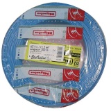 Câble d'installation rigide - H07V-U - 1x1.5mm² - L : 100 m - couronne - bl